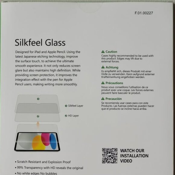 BRAND NEW, BIOTON, SILK FEEL GLASS SCREEN PROTECTOR!!! - Picture 3 of 3
